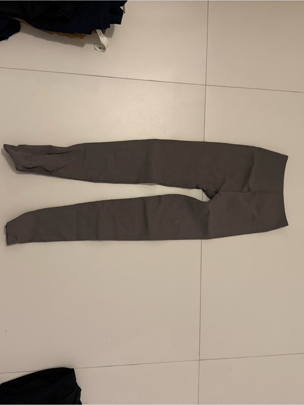 lululemon athletica Dark Gray/purple High-Waist Seamless Leggings